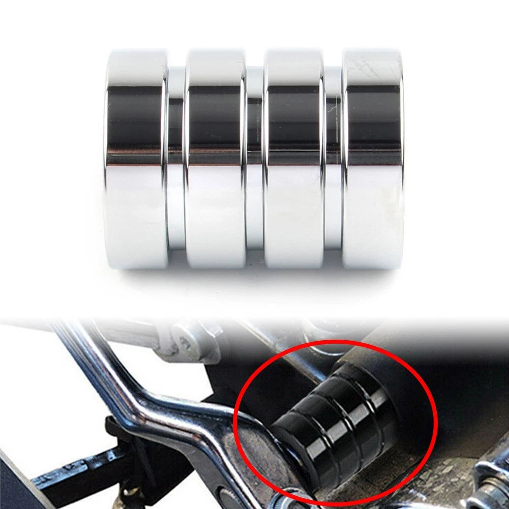 Chrome Heel Shift Shifter Lever Eliminator Shaft Cover for Harley Road Glide