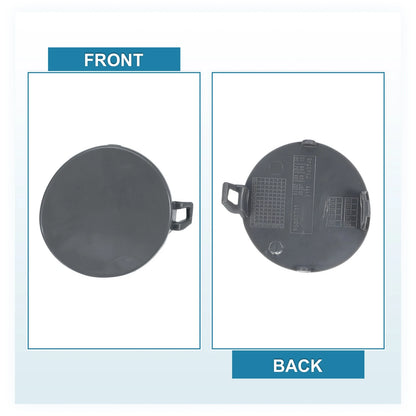 Car Front Bumper Tow Hook Cover for BMW (2012-2019) - 2 x Eye Lid Caps Gray