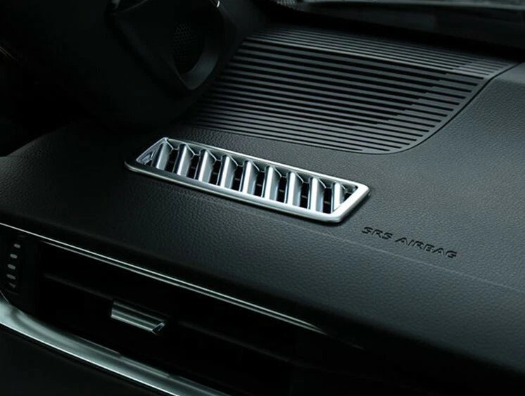 Silver Front Air Vent Outlet Cover Trim for Toyota Harrier Venza (2020-2024)