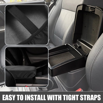 Car Center Console Armrest Cover Trim for Honda Civic (2022-2023) Black