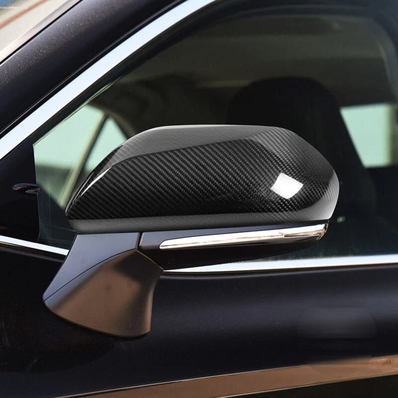 100% Carbon Fiber Add-on Side Mirror Cover Trim for Toyota Camry 2018-2020
