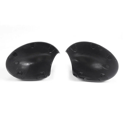 Glossy Black Side View Mirror Cover Caps for Mini Cooper R55 R60 (2007-2016)