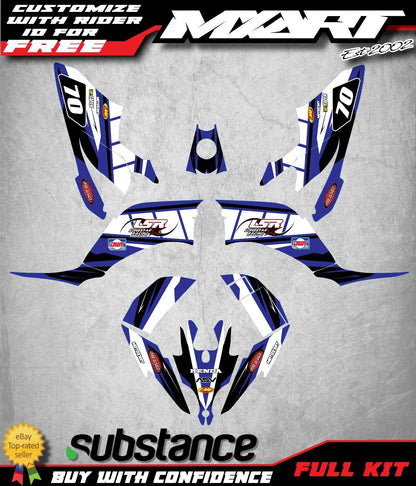 Blitz Style Graphics Kit Decal for Yamaha Raptor 250 (2006-2013)
