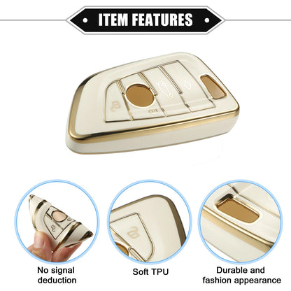 4 x Key Fob Covers for BMW X1 X3 X5 X6 X7 (2010-2023)
