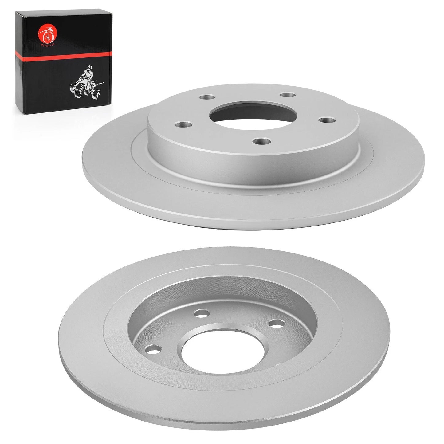 2x Front/Rear Brake Rotor for Polaris Ranger XD 1500/Crew XD 1500 (2024–2025)