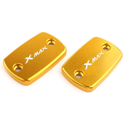 CNC Aluminum Front Fluid Reservoir Cover Caps for Yamaha X-MAX 300 (2017-2023)