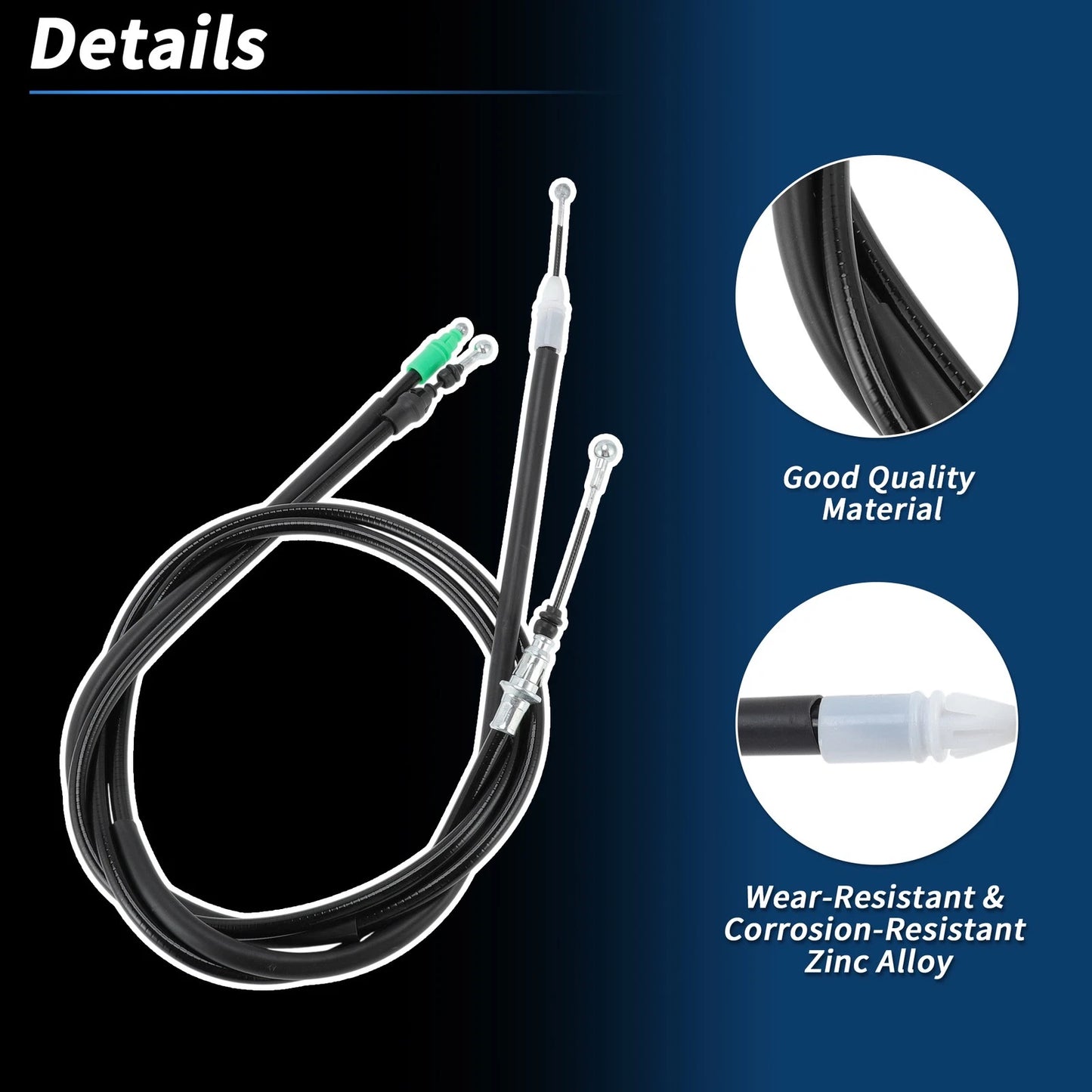 Car Rear Handbrake Cables for Renault Trafic II, Nissan Primastar (2001-2014)