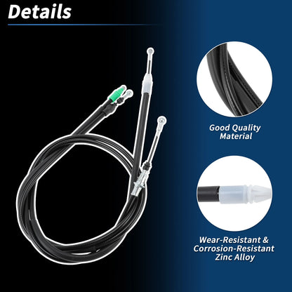 Car Rear Handbrake Cables for Renault Trafic II, Nissan Primastar (2001-2014)
