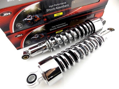 325mm JBS Chrome Rear Shock Absorbers for Yamaha TX650 (1970-1973)