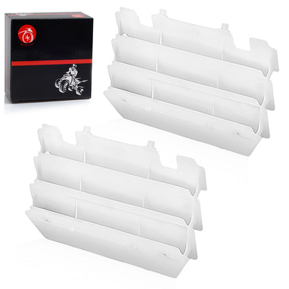 Left + Right Radiator Shrouds Guard Kit for Kawasaki KX125 KX250 (1997–2005)