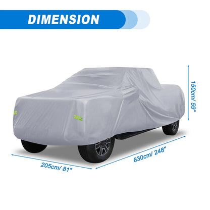 Waterproof Car Cover with Driver Door Zipper for Ford F150 Crew Cab (2015-2023)