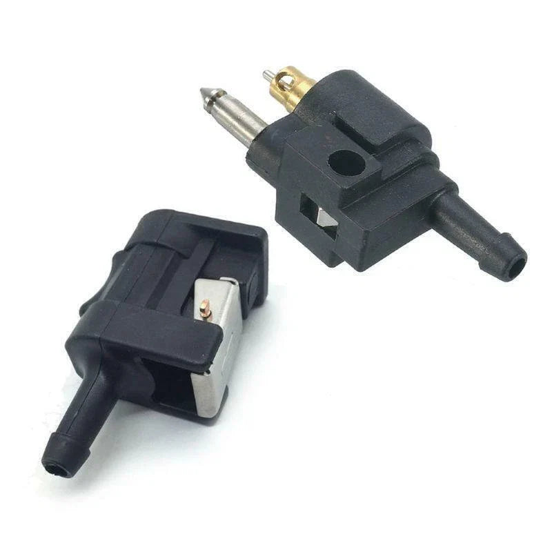 1/4" Fuel Line Motor Tank Connector Quick Release Kit for Outboard Models