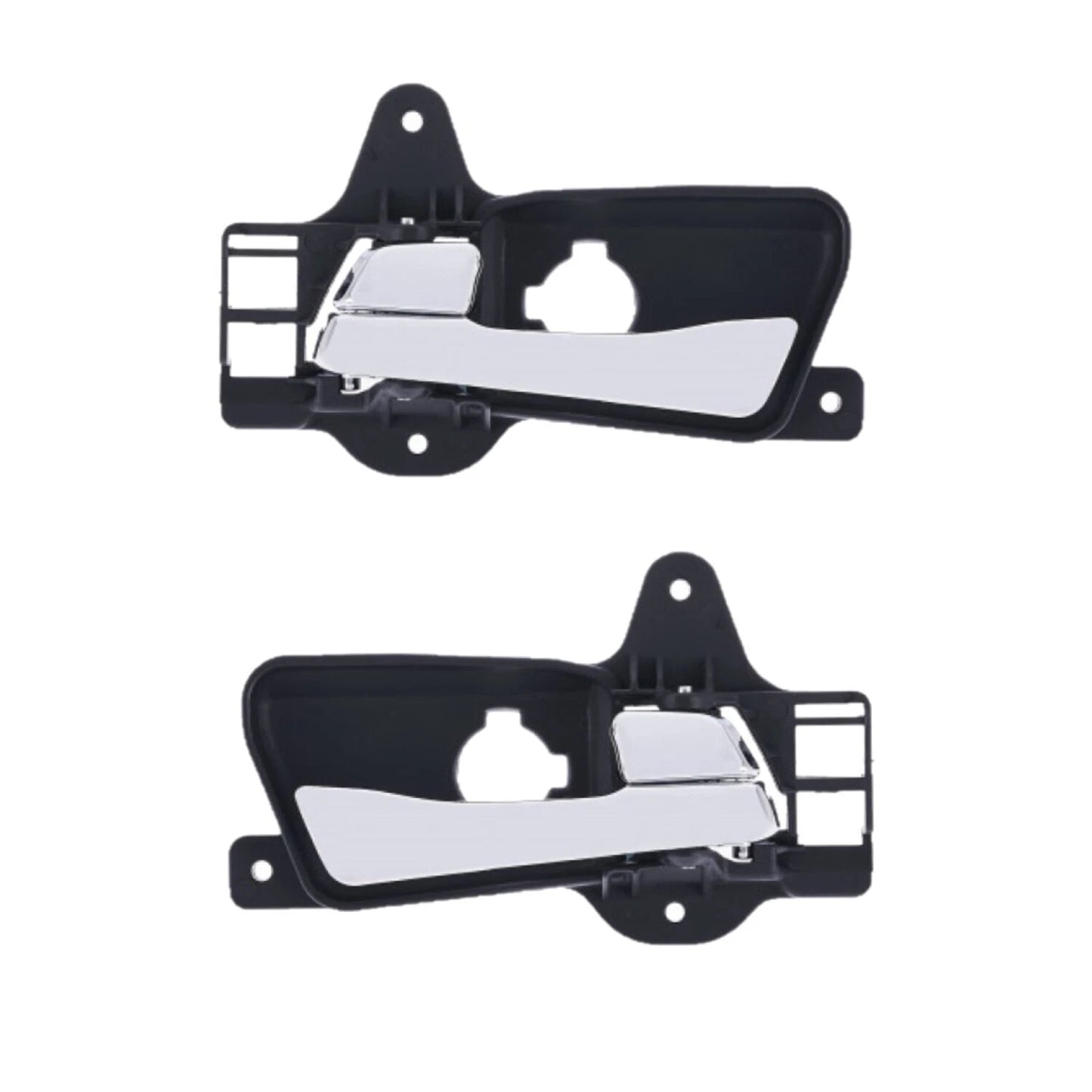 2 x Rear Left & Right SET Chrome Inner Door Handle for HYUNDAI i30 (2007–2012)