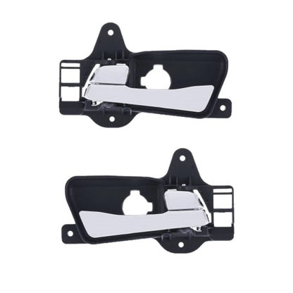 2 x Rear Left & Right SET Chrome Inner Door Handle for HYUNDAI i30 (2007–2012)