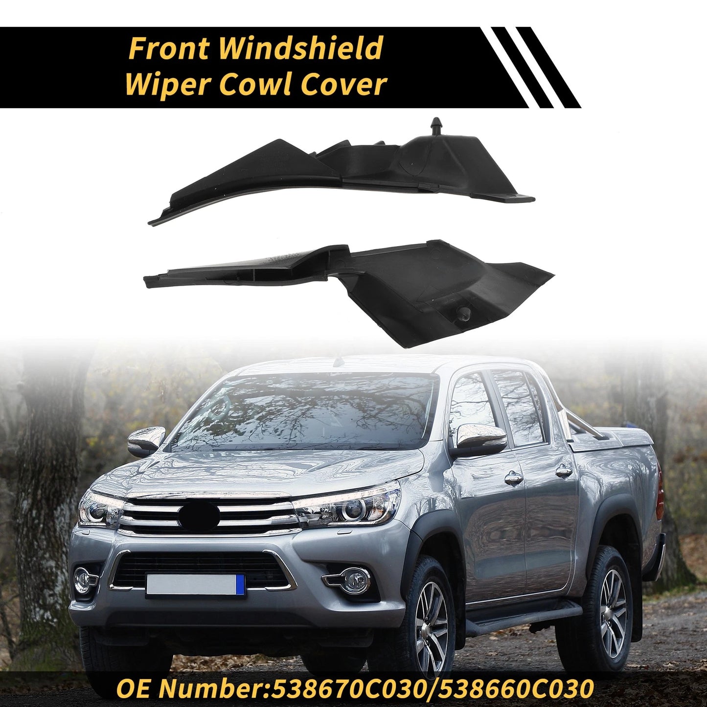 Front Windshield Wiper Cowl Cover for Toyota Tundra (2007-2013)