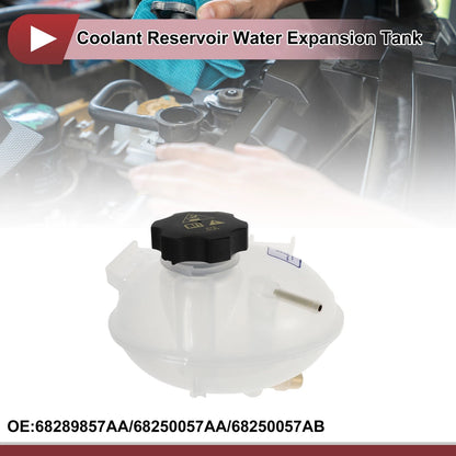 Coolant Expansion Overflow Tank with Cap for Jeep Compass (2017-2023)