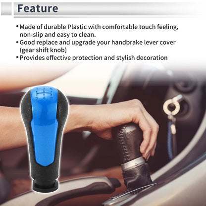 5-Speed Shift Knob for Chevrolet Spark Blue/Black