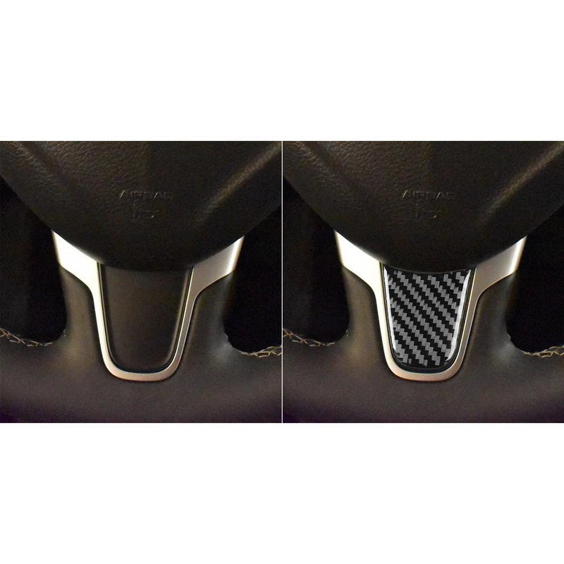Real Carbon Fiber Steering Wheel Lower Cover Trim for Chrysler 300 2011-2023