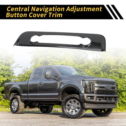 Carbon Fiber Navigation Adjustment Button Panel for Ford Maverick (2022-2024)