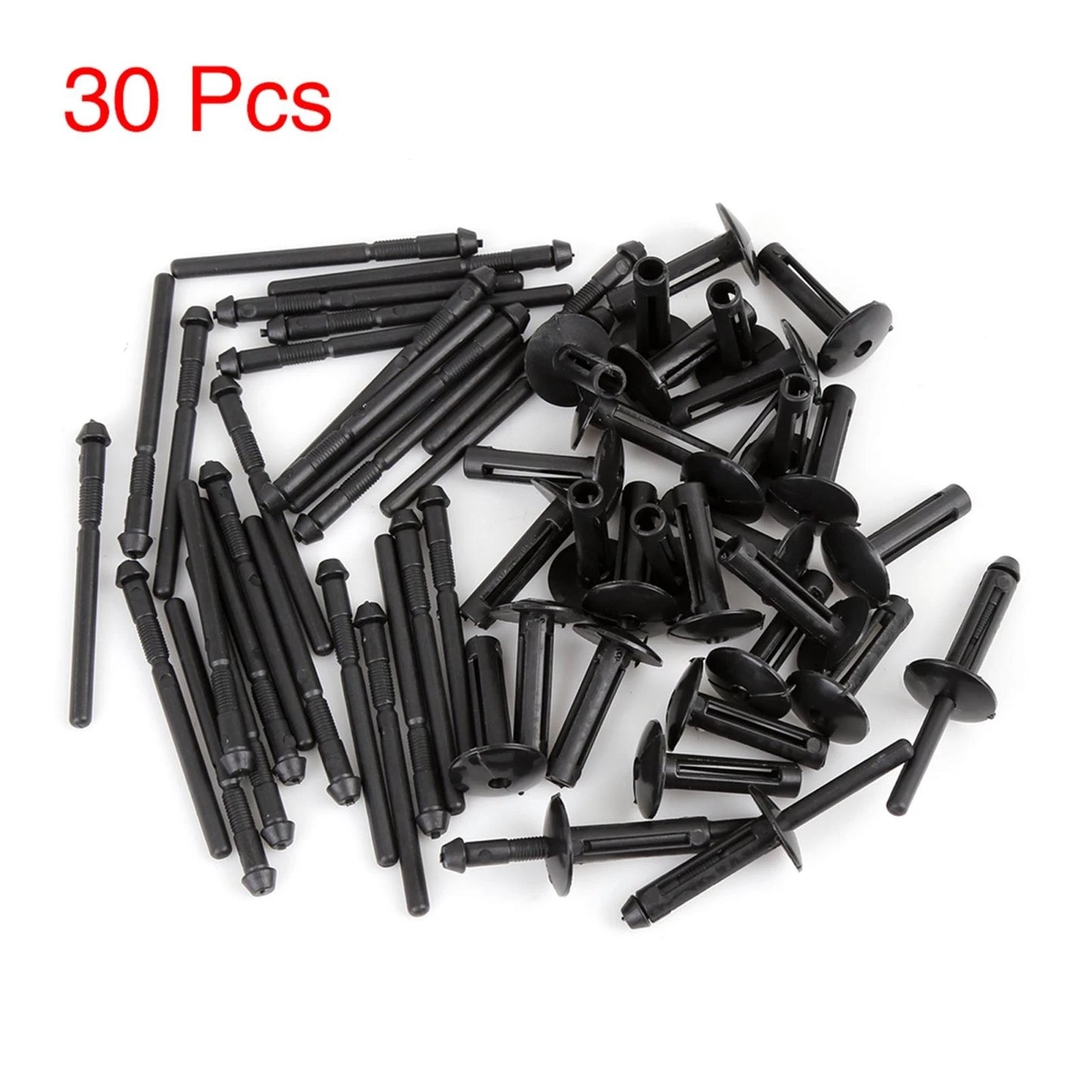 30pcs Nylon Bumper Fastener Rivet Clips for Dodge / Chrysler