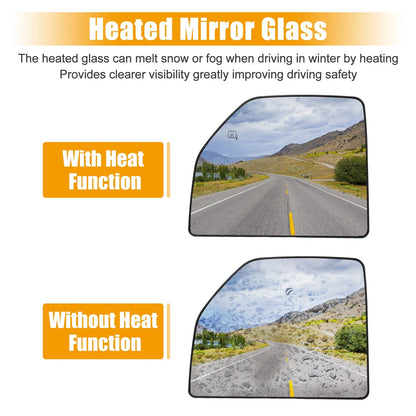 Heated Upper Towing Mirror Glass for Ford F150 (2004-2023)
