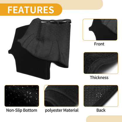 Dashboard Cover Mat for Ford Focus 2012-2018 Black 1 x Carpet