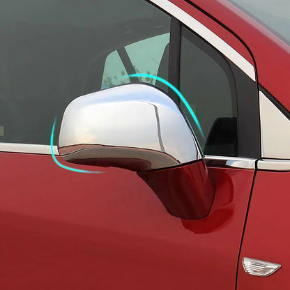 Chrome Rearview Side Mirror Cover Cap for Opel Vauxhall Mokka X (2012-2018)