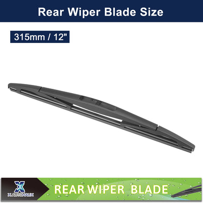 2 x Auto Rear Windshield Wiper Blades for Honda CR-V (2017-2022)