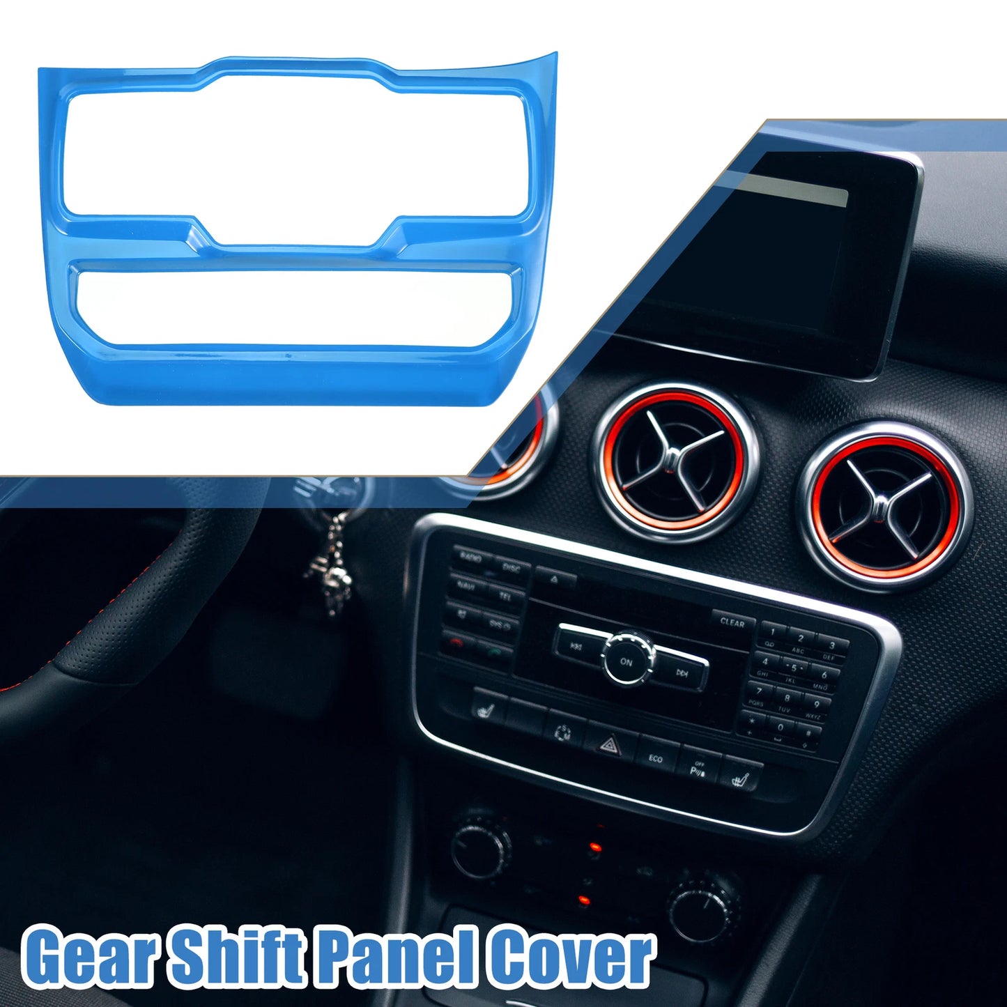 Car Window Control Panel Trim Cover for Jeep Wrangler JL JLU (2018-2022) Blue