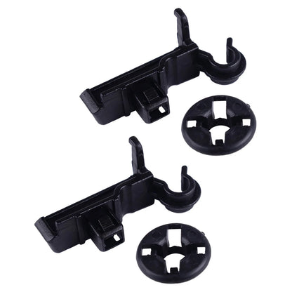 Set of 2 Bonnet Bracket Clips & Grommets for Toyota Corolla (2003-2008)