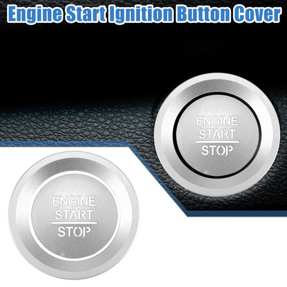 Ignition Button Sticker for Honda Accord 2018-2022 Silver Tone