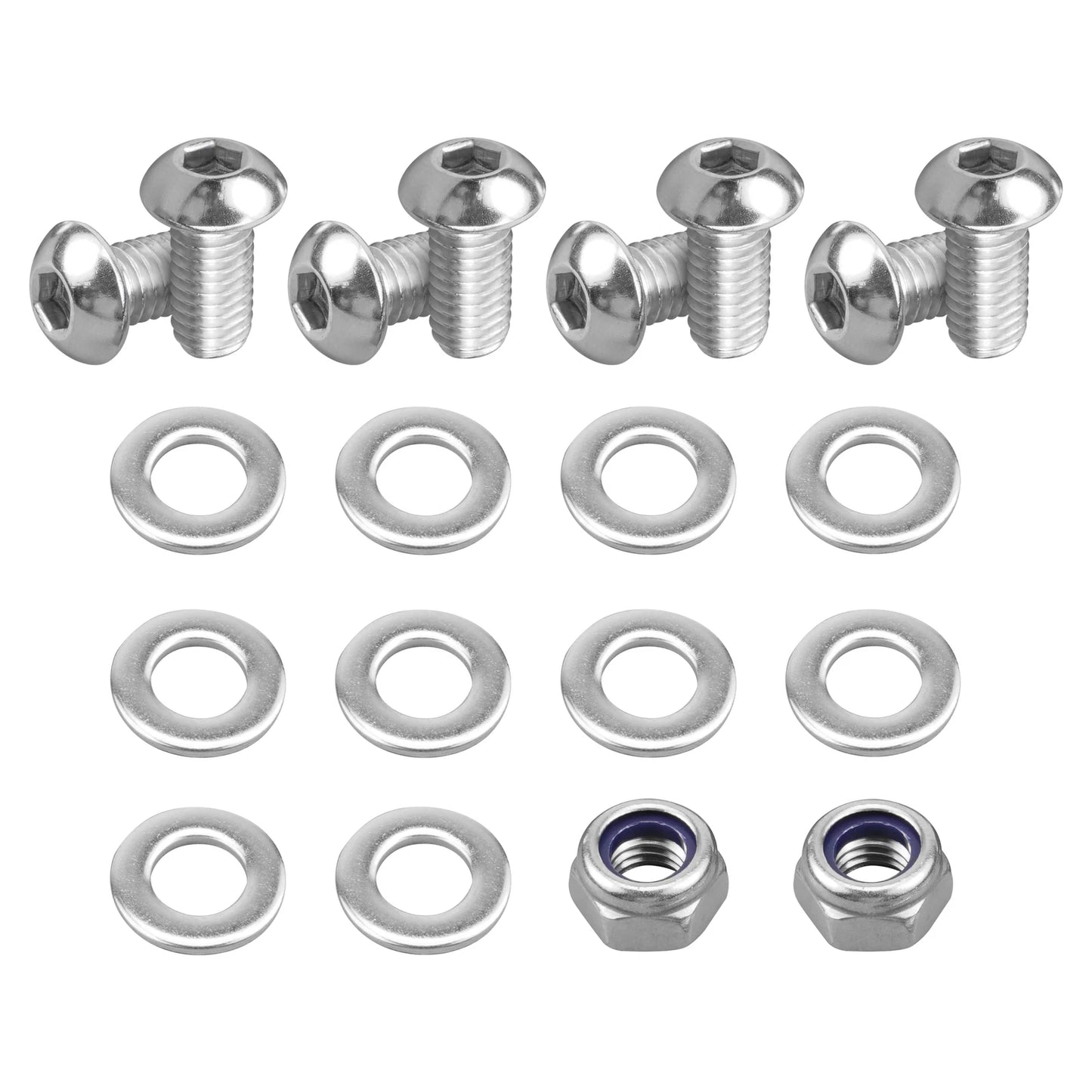 Bumper Bolt Washers Nuts Kit for Yamaha Banshee YFZ350 (1987-2006)