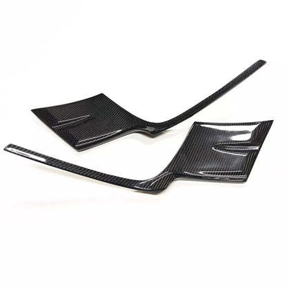 2 x Rear Side Spoiler Splitter Covers for Porsche Carrera 992 (2018-2023)