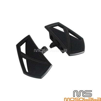 Black Footpeg Foot Pegs for Harley Softail Slim FLSL 107 LiveWire (2018-2023)