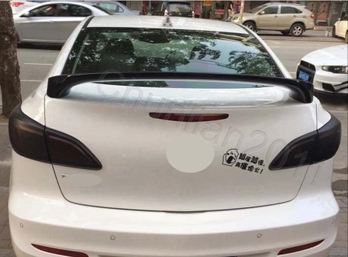 Unpainted Rear Trunk Spoiler Wing ABS for Mazda 3 2010-2013 Sedan