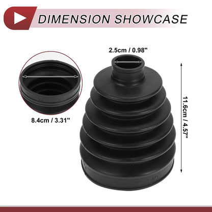 Outer CV Joint Boot Kit with Clamps for BMW 328i (2007-2016)