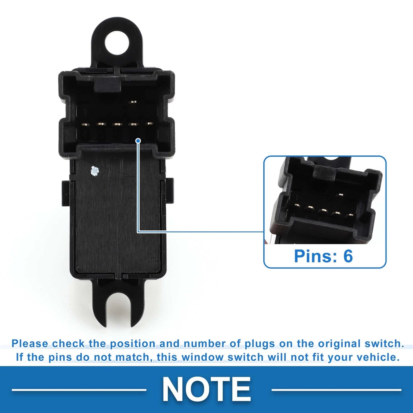 Power Window Switch for Nissan Pathfinder Rogue Versa (2005-2023)