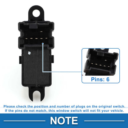 Power Window Switch for Nissan Pathfinder Rogue Versa (2005-2023)