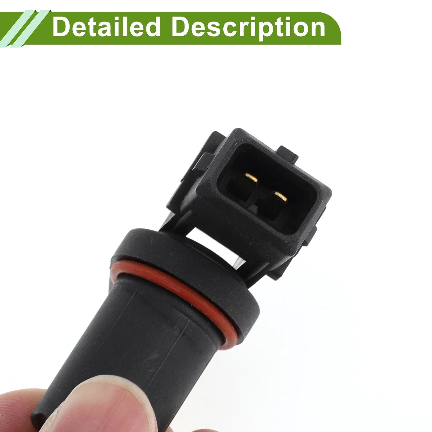 1 Pc Crankshaft Position Sensor Black for BMW 540i (1997-2003)