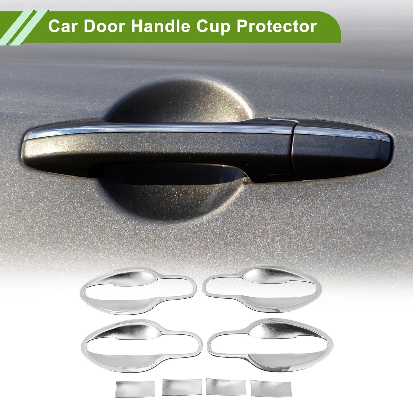 Chrome Silver Door Handle Cup Protectors for Mazda CX-5 2013-2017 (8 Pcs)