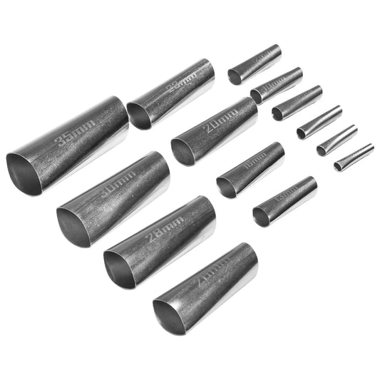 14 Sizes Stainless Steel Caulking Nozzle Applicator Finishing Tool Sealant