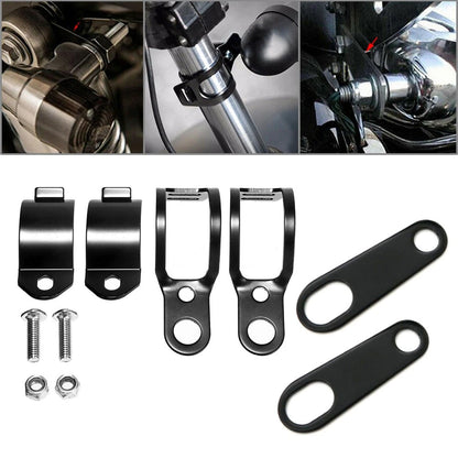 Cafe Racer Motorcycle Turn Signal Relocator Holder for Make & Model