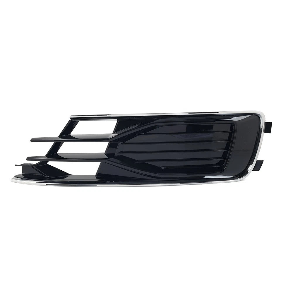 Front Fog Light Grill Cover Chrome Trim for Audi A6 C7 (2014-2018) 1 Pcs