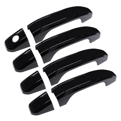 Black Side Door Handle Cover Trim for GMC Sierra 1500 2500 3500 HD (2014-2019)