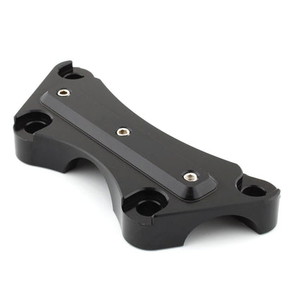 3-Hole Black 1" Handlebar Risers Top Clamp for Harley Touring (1997-2019)