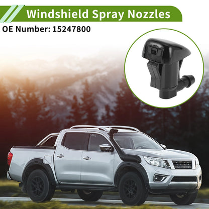 1x Windshield Washer Nozzle with Hose Connector for GMC