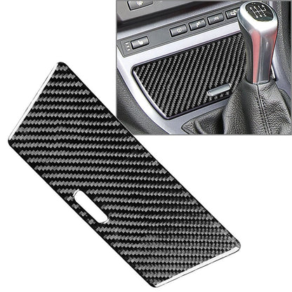 Carbon Fiber Gear Shift Storage Box Panel Cover for BMW X3 (2004-2010)