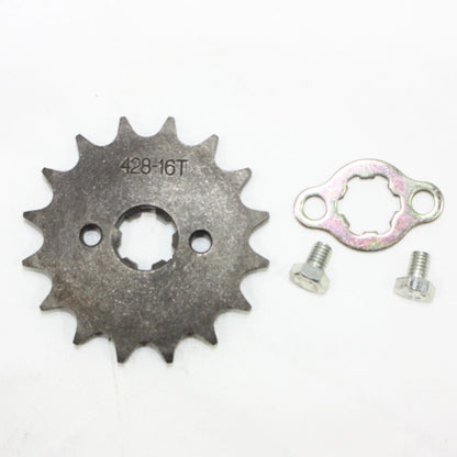 16T 17mm Front Sprocket Cog for PIT TRAIL QUAD DIRT BIKE ATV BUGGY