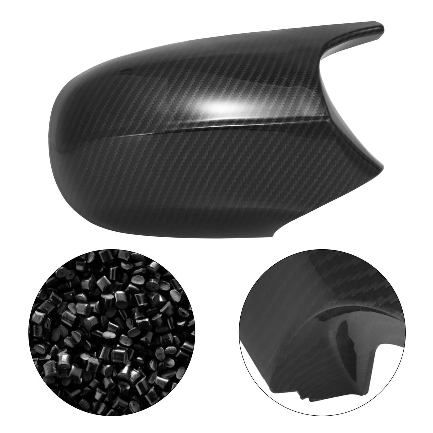 Carbon Fiber Rear View Mirror Cover for BMW E90 E91 E92 LCI (2008-2013)