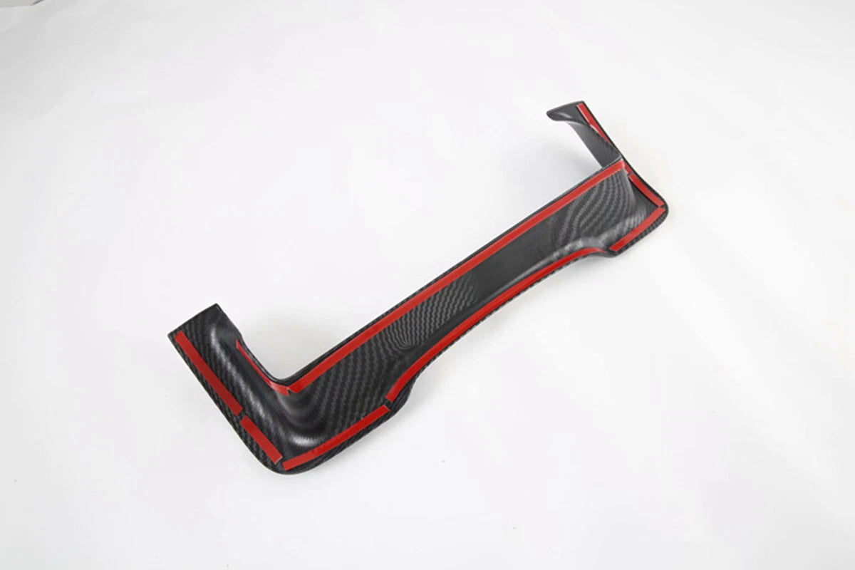 Carbon Fiber Dashboard Screen Cover Trim for Hyundai Tucson (2022–2023)